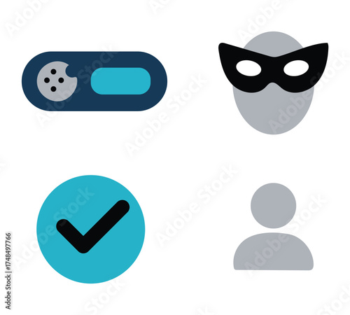 Digital Privacy: The visual speaks to the need for user control, digital security and privacy