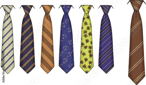 this latest lineup of neckties is a full-on mood board of personality and pattern.