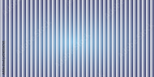 Serene abstract background featuring vertical blinds with a subtle blue and white gradient, providing a calm and sophisticated backdrop for various design needs