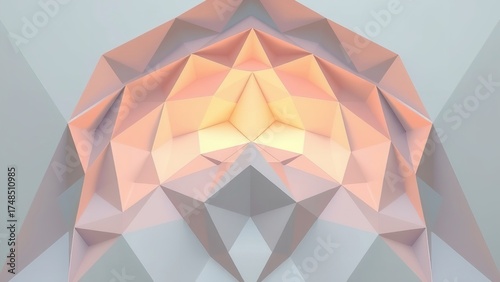 Pressure Folding Low Poly Geometry