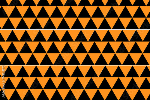 Red 3D Polygon Seamless Abstract Geometric Pattern Background