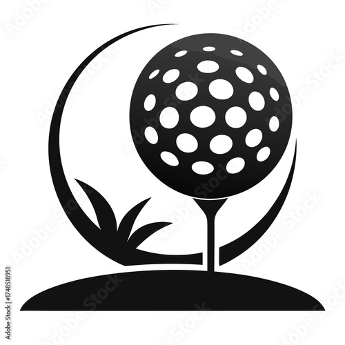 golf ball vector illustration