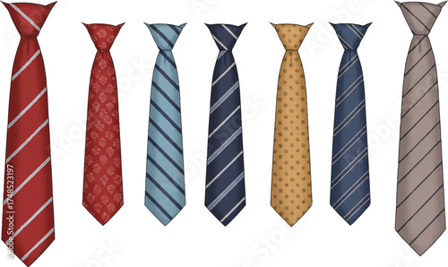 this vertical lineup of ties feels like a visual rhythm—each one a beat in a cognitive symphony.