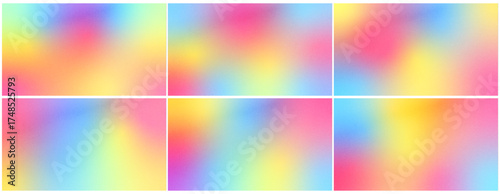 set concept layout vector minimalism trend abstract blurred pastel background 