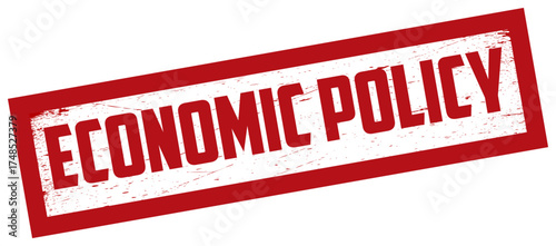 Grunge economic policy stamp