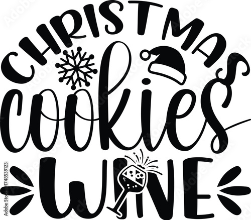 Christmas Cookies Wine