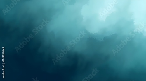 Deep Ocean Tones: Soft Blends Abstract Gradients Background