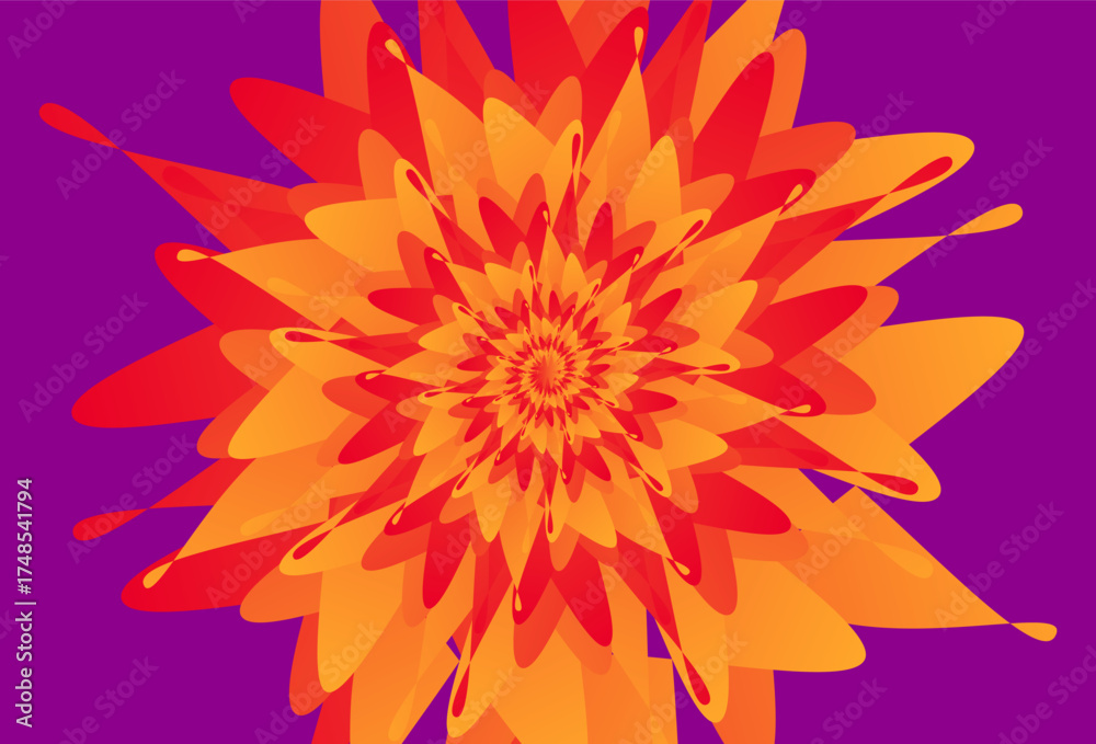 Fototapeta premium Abstract gradient geometric shapes and elements pattern composition background. Vector illustration