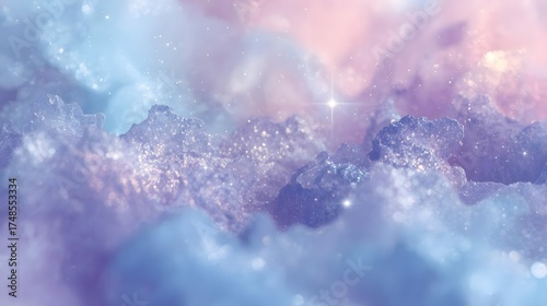 Cosmic Starlit Tones Galaxy Inspired Abstract Gradient