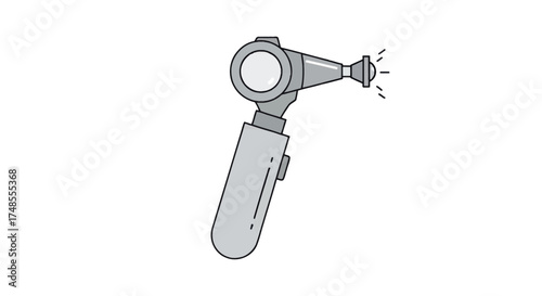 Medical Otoscope for Ear Examination and Diagnosis.