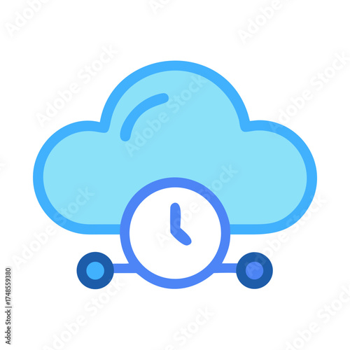 Cloud Computing Time Management: Deadline and Project Workflow Schedule Synchronization Icon