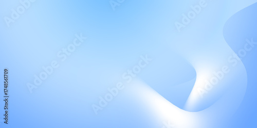 Abstract blue gradient blurred background
