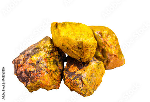 uranium, a mineral used in nuclear research in the United States and Iran. Precious and radioactive mineral. Radiation concept.