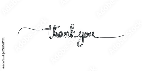 Handwritten script expressing gratitude and appreciation