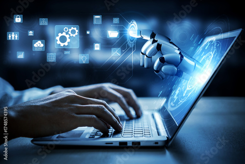 AI for business operations and enterprise system integration. Automating company components including security, data, and cloud infrastructure with AI. Motif © InfiniteFlow