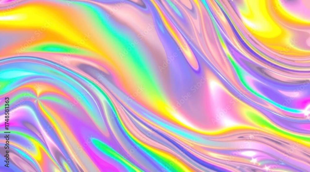 Obraz premium abstract colorful background with waves