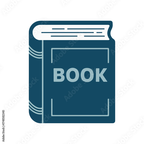 blue book icon vector
