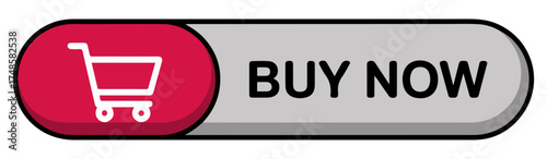 buy now button icon with hand cursor