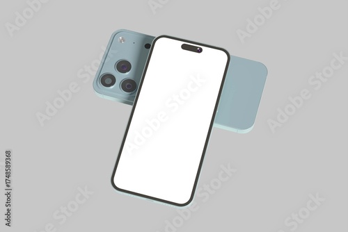 Phone Screen Mockup Your Design Blank