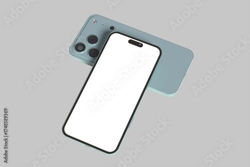Phone Screen Mockup Your Design Blank