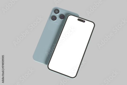 Phone Screen Mockup Your Design Blank