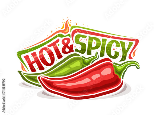 Vector logo for Hot and Spicy