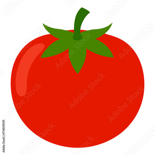 Fresh Tomato Studio Shot Isolated High-Quality Organic Food Photography