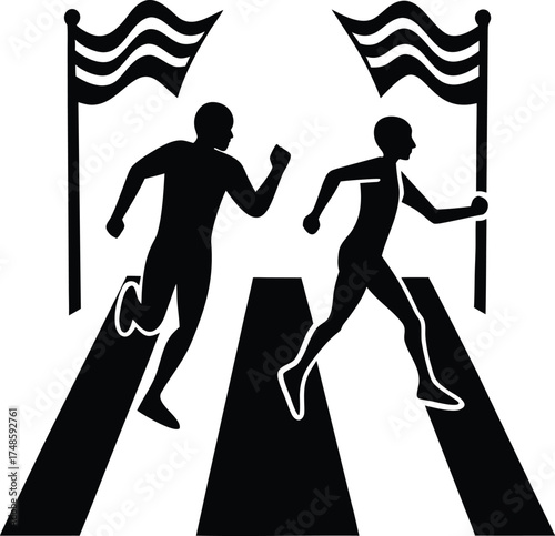 Abstract with subtle light trails and glowing particles isolated on transparent background