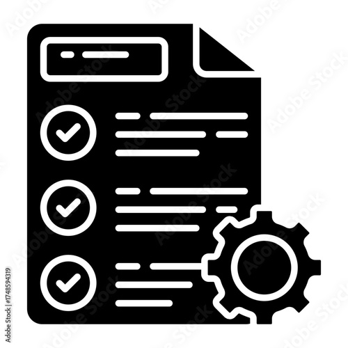 Premium download icon of list management 