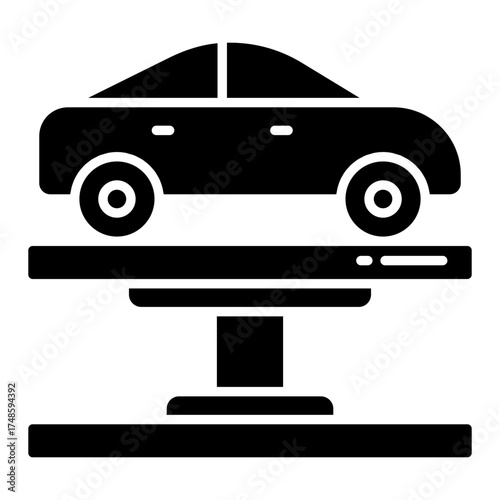 Premium download icon of car lifter 