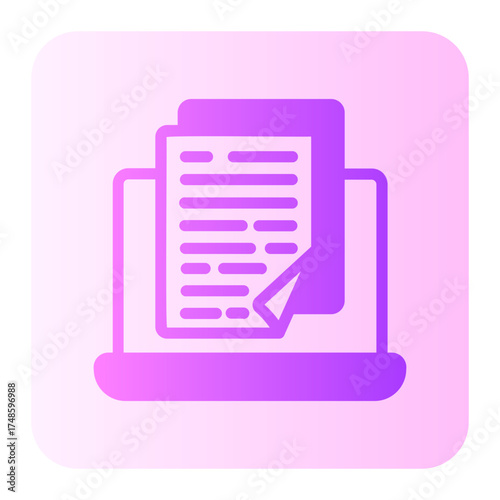 ebook gradient icon