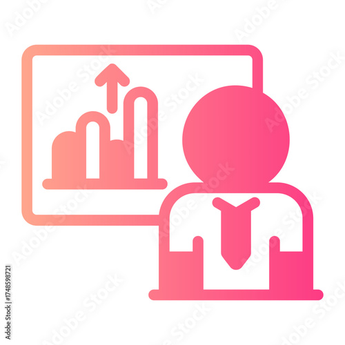 presentation gradient icon