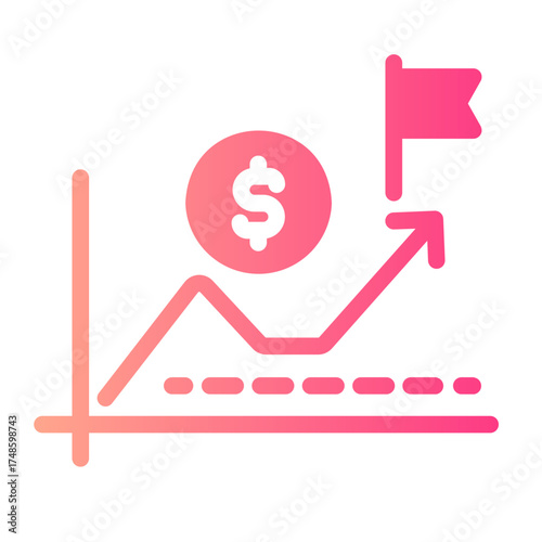 goal gradient icon