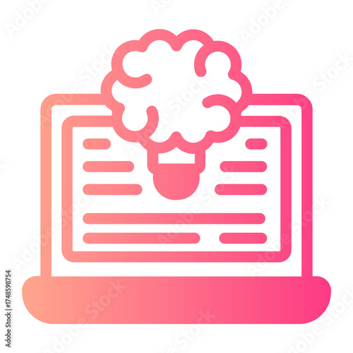 education gradient icon