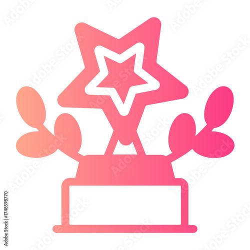 trophy gradient icon