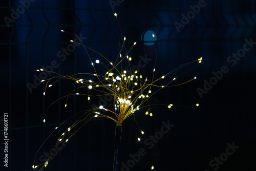 Flower made of lanterns