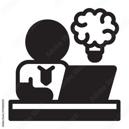 idea glyph icon