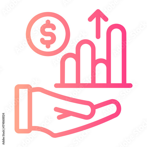 profit gradient icon