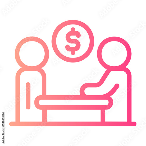 shareholder gradient icon