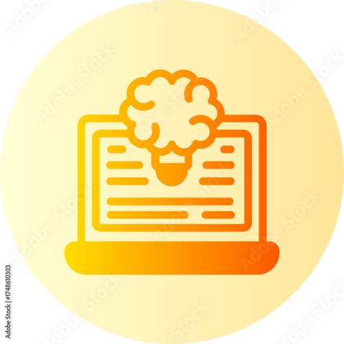 education gradient icon
