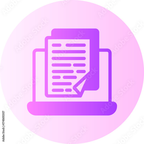 ebook gradient icon