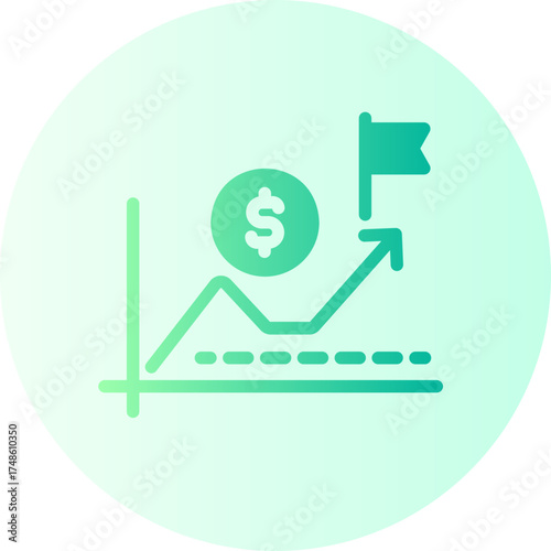 goal gradient icon
