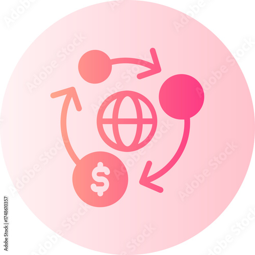 market gradient icon