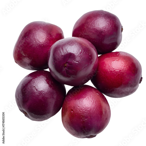 red radish isolated on white