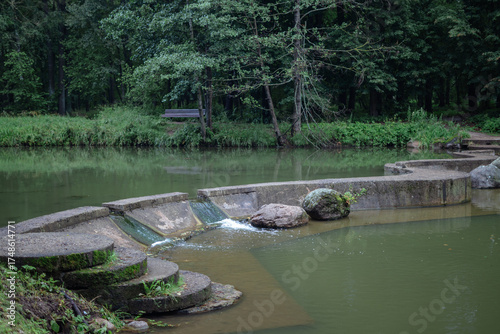 river in the park