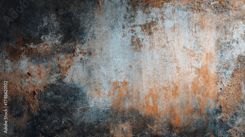 Old corroded concrete wall background