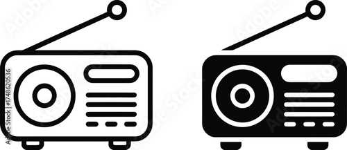 Radio Icon Transmitter Receiver Device Technology Sound Electronic Media Station
