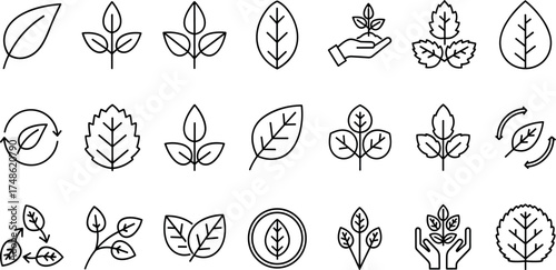 Comprehensive collection of modern line art icons representing diverse communication methods, customer support, and digital business tools for web and app interfaces and interactive designs