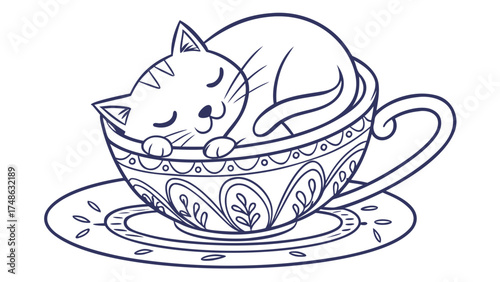 A Cozy Moment in Illustrative Art