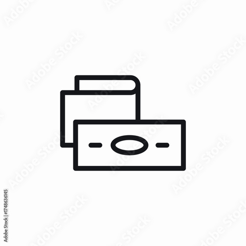 cash money icon sign vector
